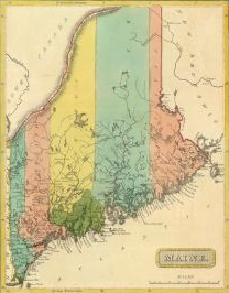 Map of Maine, c. 1799-1805