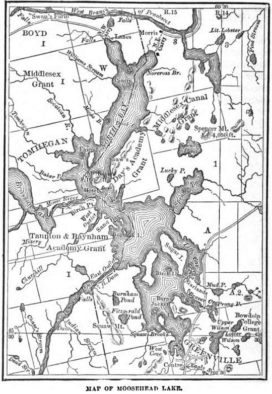 Moosehead Map 